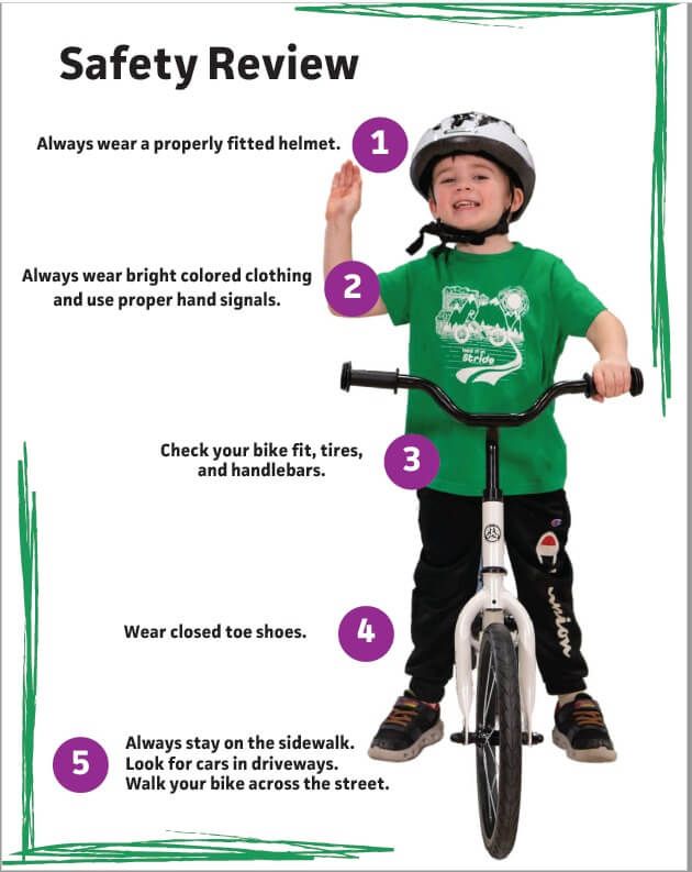 All Kids Bike curriculum sample page